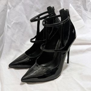 NWOT Schutz Patent Leather Cage Pumps "Madeleine"